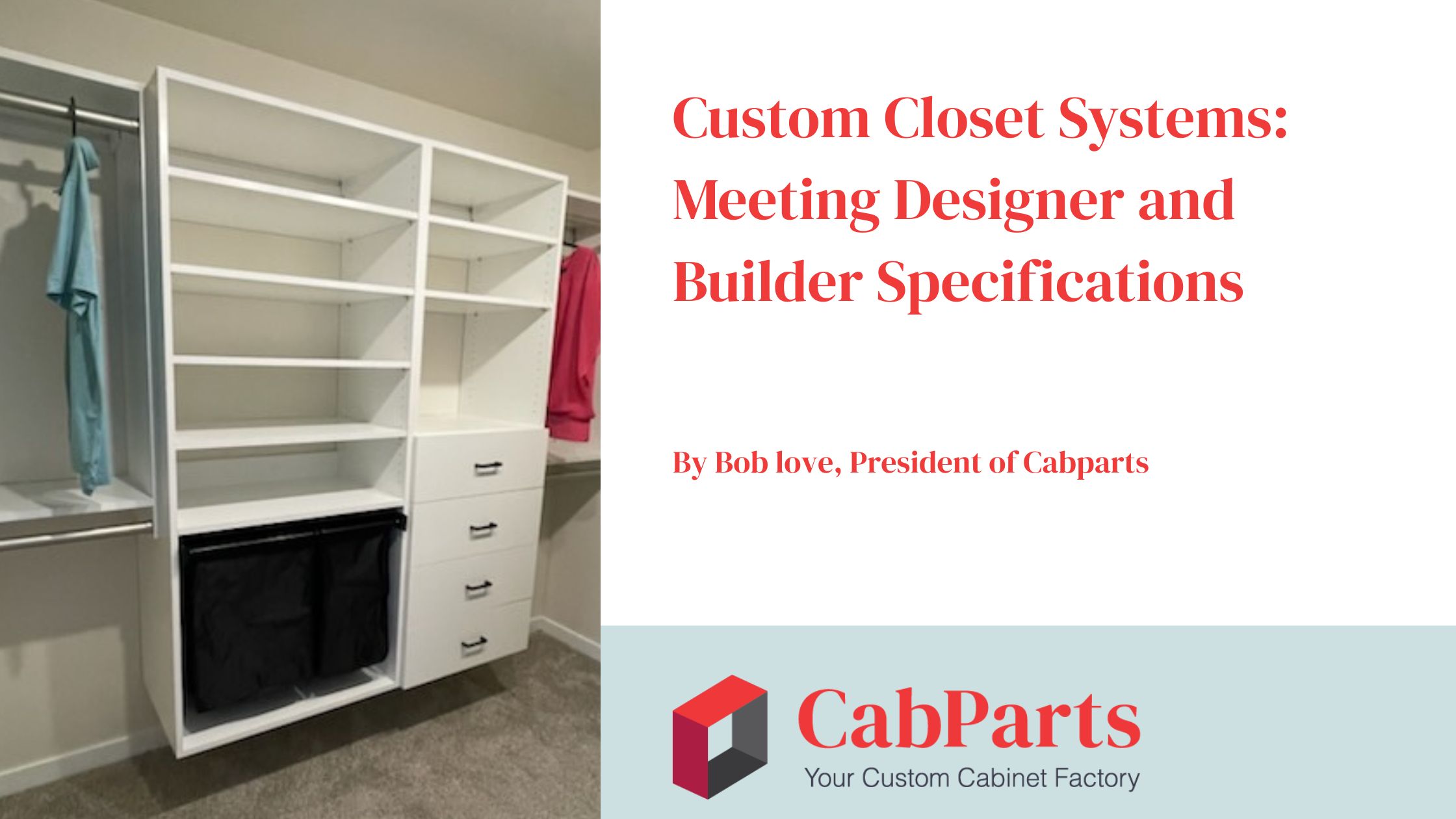 Custom Closet parts near me