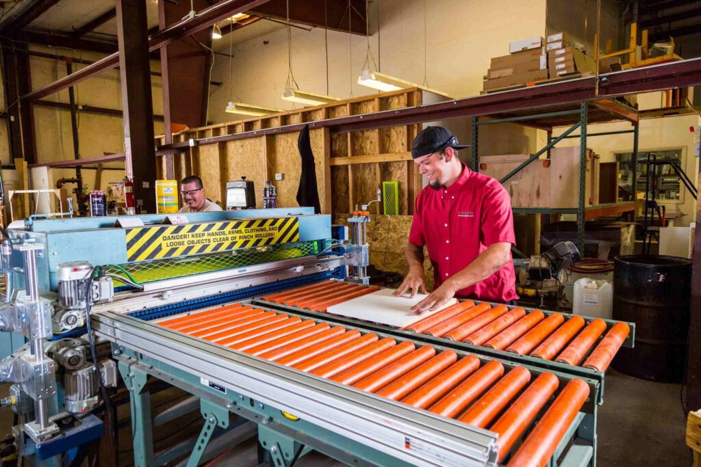 shaker cabinets made in cabparts cabinet factory in Colorado